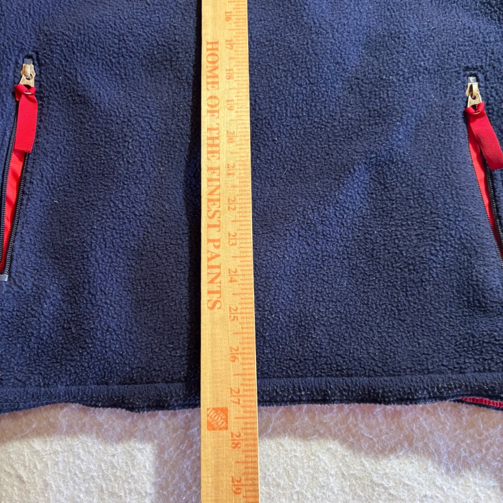 Vintage Patagonia‎ Synchilla Fleece Glissade Reversible Jacket Red Navy Men's M - Picture 9 of 11